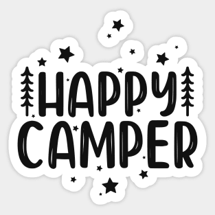 Happy Camper Sticker